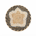Round Boho Woven Wall Hanging | Handmade Seagrass Wall Decor, Bohemian Ins-Style Circular Wall Art for Living Room